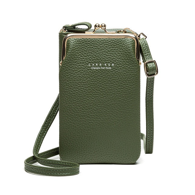 Leather Crossbody & Shoulder Messenger Bag