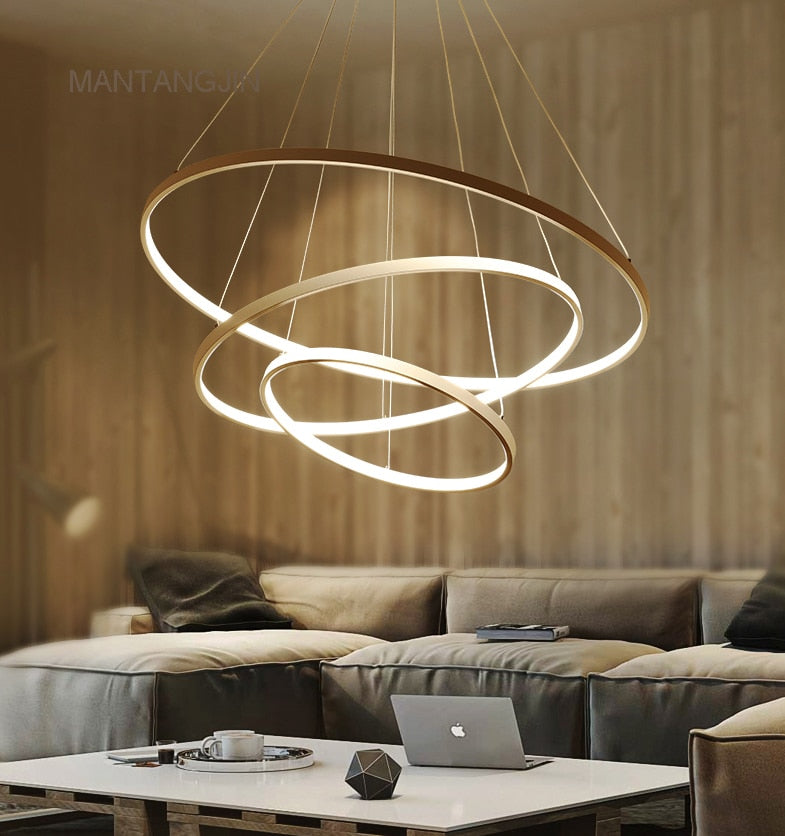 Modern Rings Pendant Lamp
