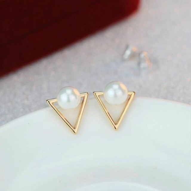 Geometric Stud Earrings