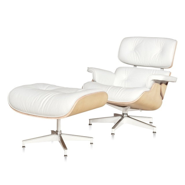 Furgle Mid-Century Leather Lounge Chair