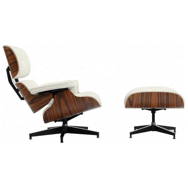 Furgle Mid-Century Leather Lounge Chair