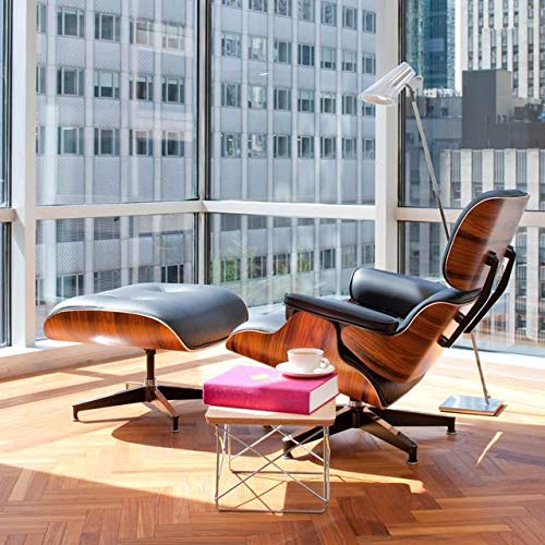 Furgle Mid-Century Leather Lounge Chair