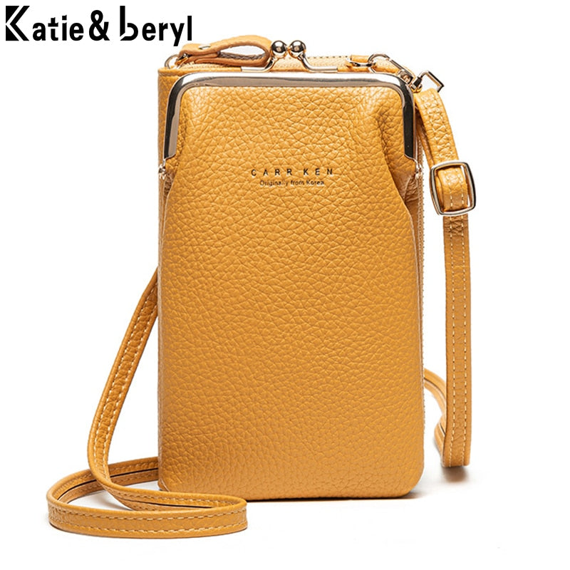 Leather Crossbody & Shoulder Messenger Bag