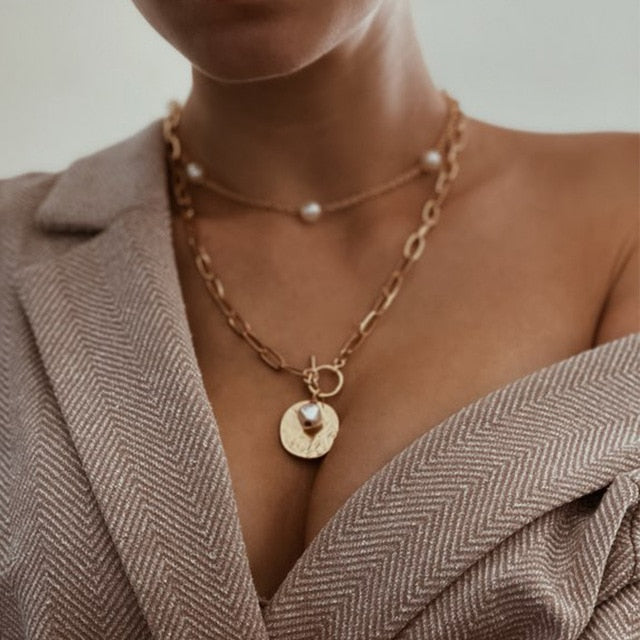 Multi-Layered Snake Chain Necklace