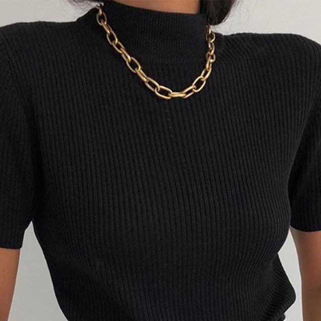 Multi-Layered Snake Chain Necklace