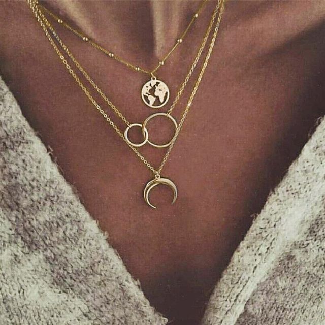 Multi-Layered Snake Chain Necklace