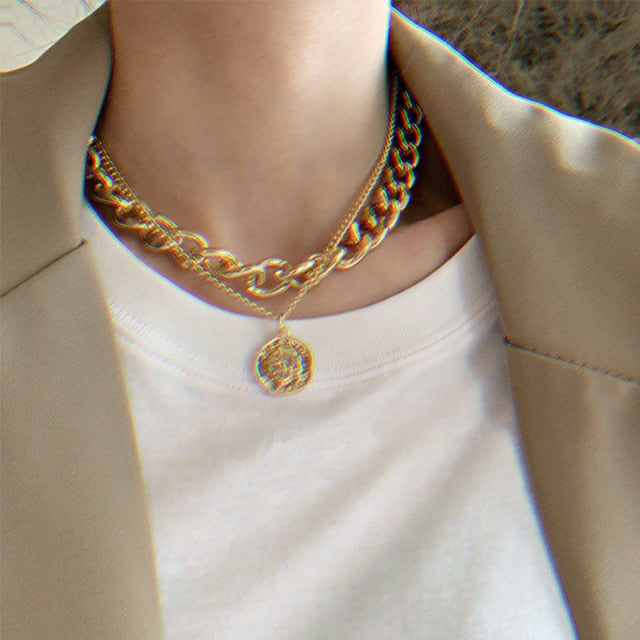 Multi-Layered Snake Chain Necklace