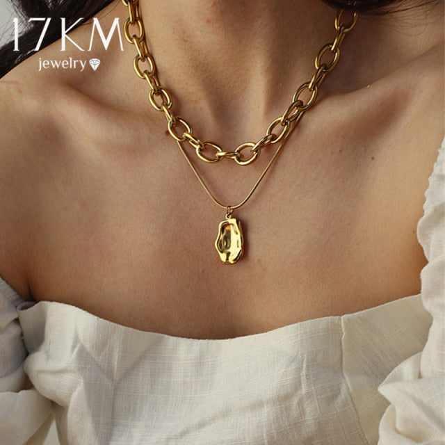 Multi-Layered Snake Chain Necklace