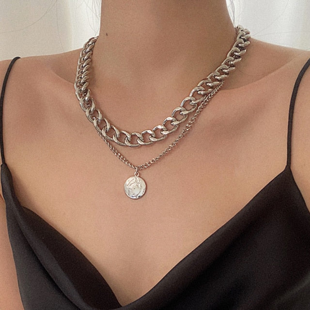 Multi-Layered Snake Chain Necklace