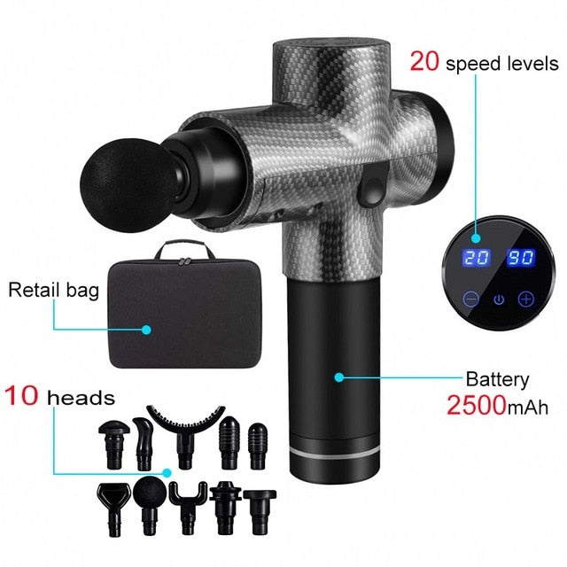 LCD Electric Massage Fascia Gun
