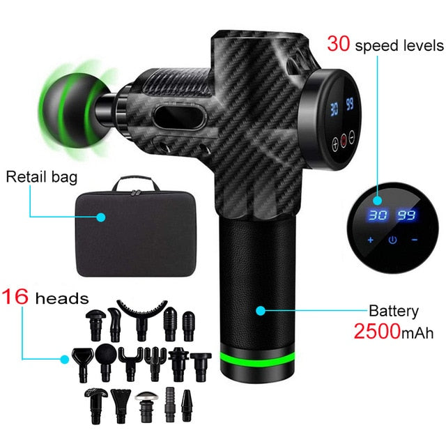 LCD Electric Massage Fascia Gun