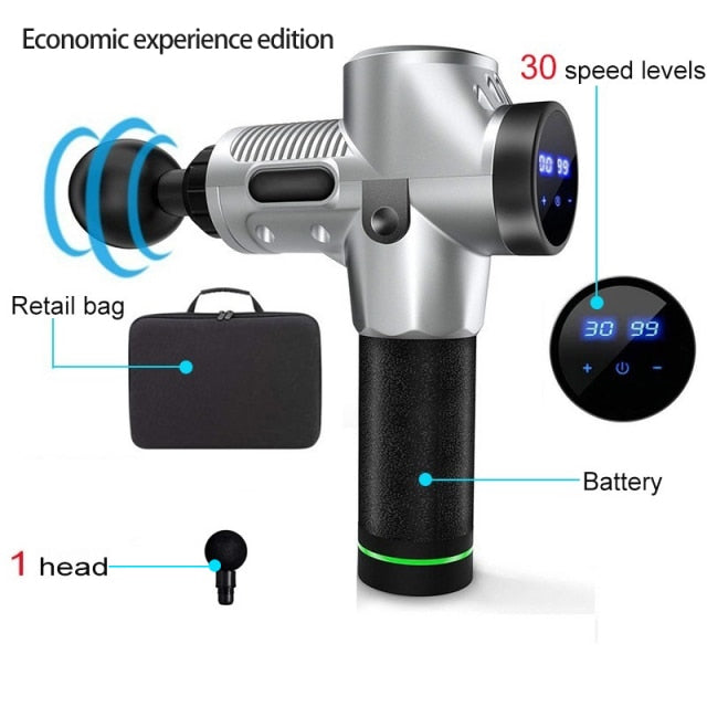 LCD Electric Massage Fascia Gun