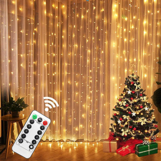 LED Garland Festoon Curtain Lamp with Remote Control