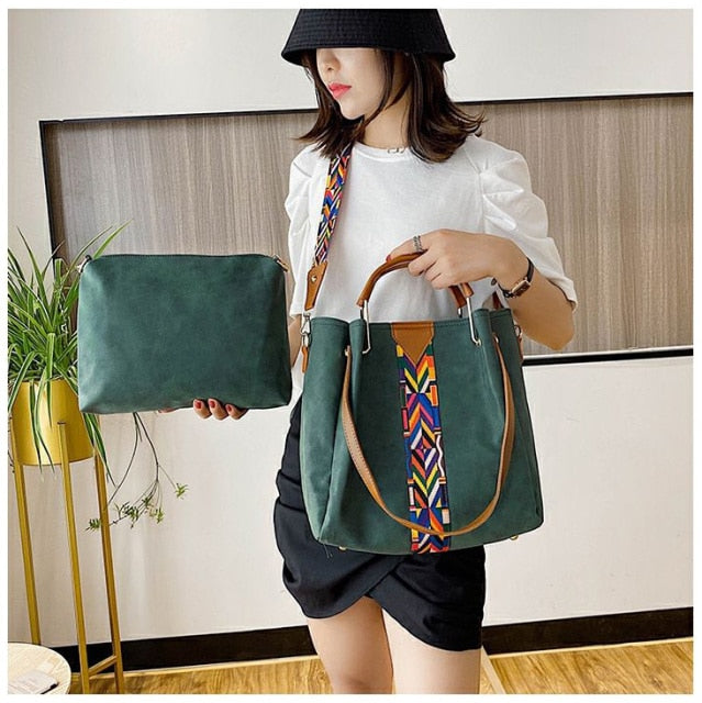 Casual Tote Messenger Bag