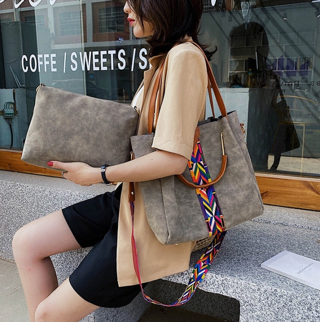 Casual Tote Messenger Bag