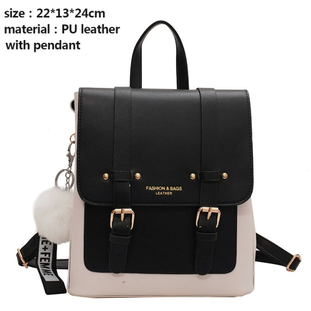 Casual Leather Messenger Bag
