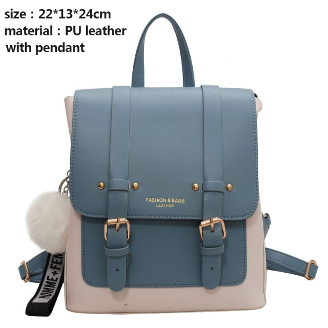 Casual Leather Messenger Bag