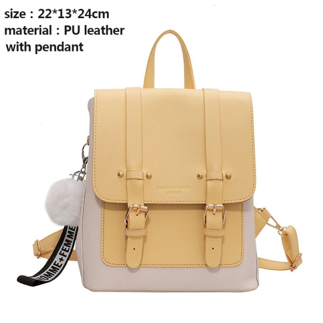 Casual Leather Messenger Bag