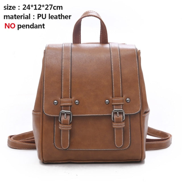 Casual Leather Messenger Bag
