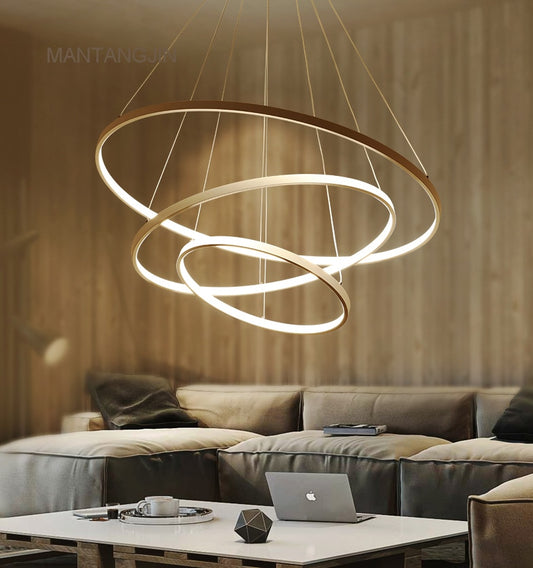 Modern Rings Pendant Lamp