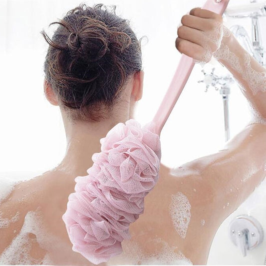 Long Handle Hanging Soft Mesh Back Body Bath Shower Scrubber
