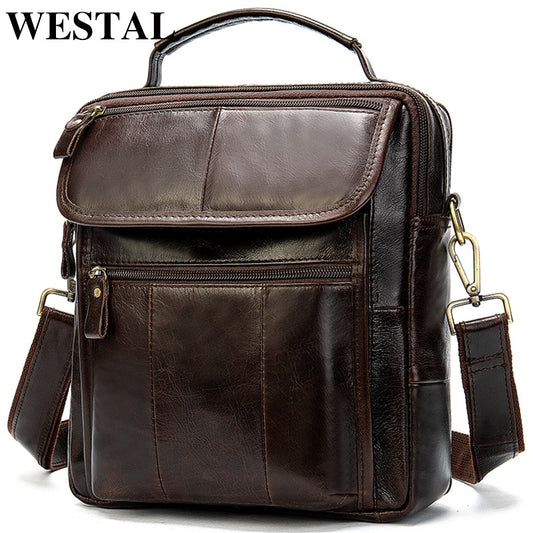 Westal Leather Messenger Bag