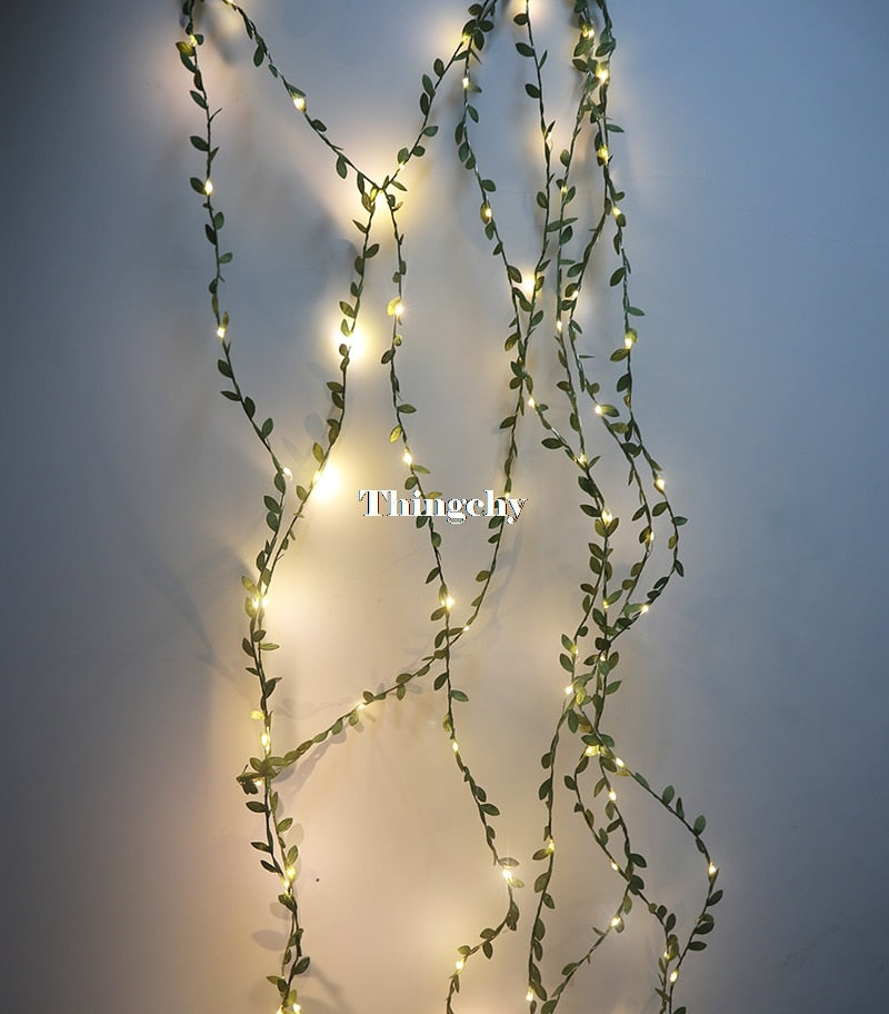 Tiny Leaf Garland Fairy LED Lights