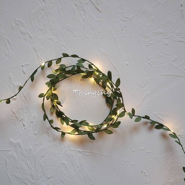 Tiny Leaf Garland Fairy LED Lights