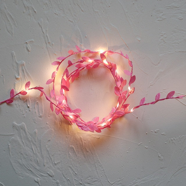 Tiny Leaf Garland Fairy LED Lights