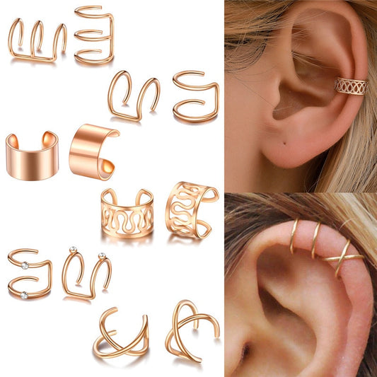 Ear Cuff Clip Earrings