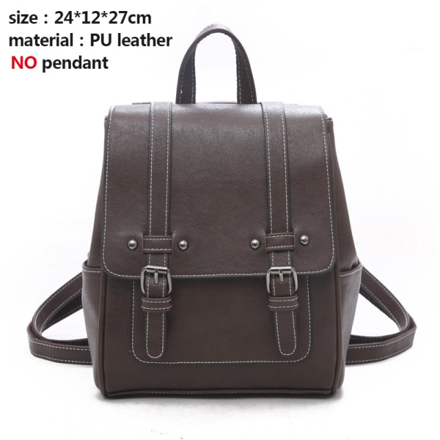 Casual Leather Messenger Bag
