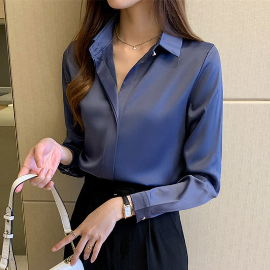 Silk Long Sleeve Blouse